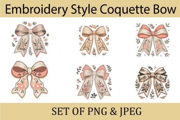 A Designer's Review: The Floral Embroidery Coquette Bow Set