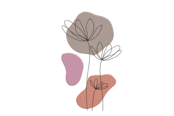 A Designer’s Review: The Minimalist Line Art Flower Embroidery