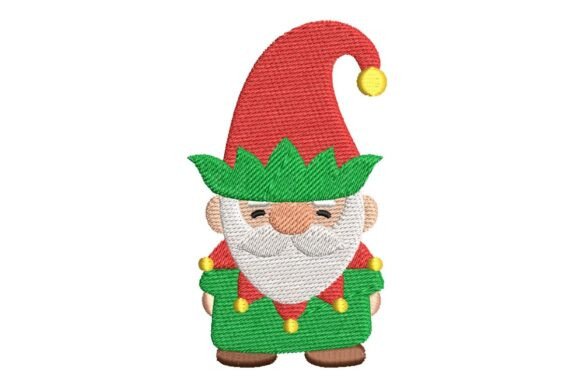 A Festive Gnome Design for Embroidery Projects