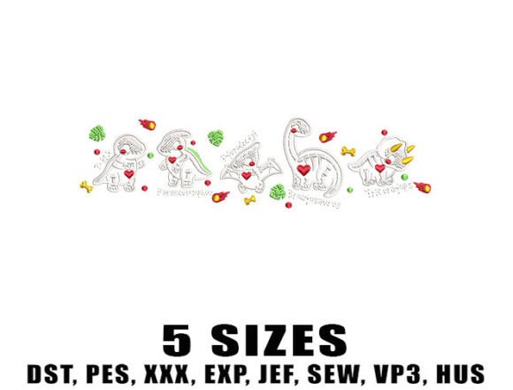 A Practical Review of the Dinosaur Valentine Embroidery Design