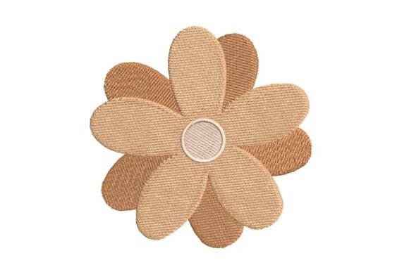 A Practical Review of the Earthy Toned Daisy Embroidery Design