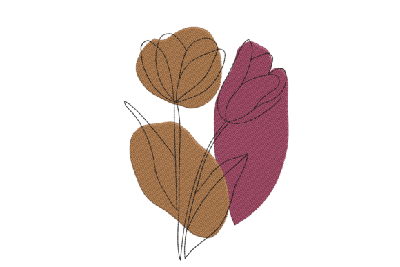 A Professional Review of the Minimalist Flower Embroidery Design