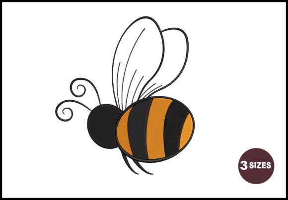 A Professional's Look at the Cute Bumblebee Embroidery Design