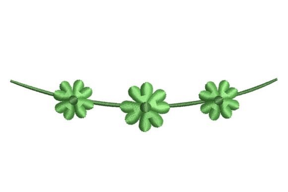 A Review of the Green Clover Flowers Embroidery Design