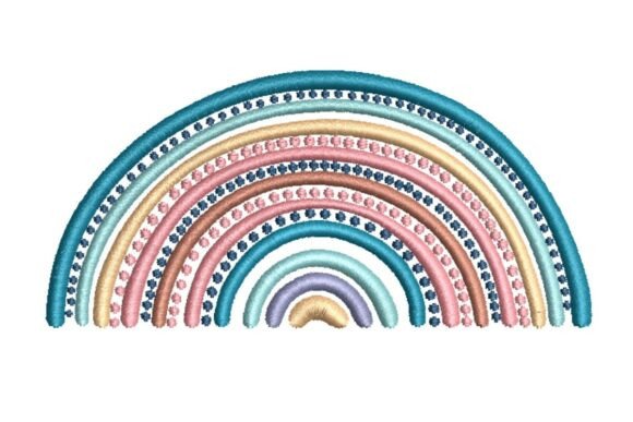 A Vibrant Rainbow Embroidery Design Review for Gift Shops