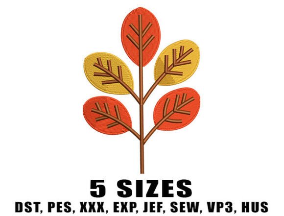An Embroidery Designer's Review of Fall Leaf Embroidery Designs