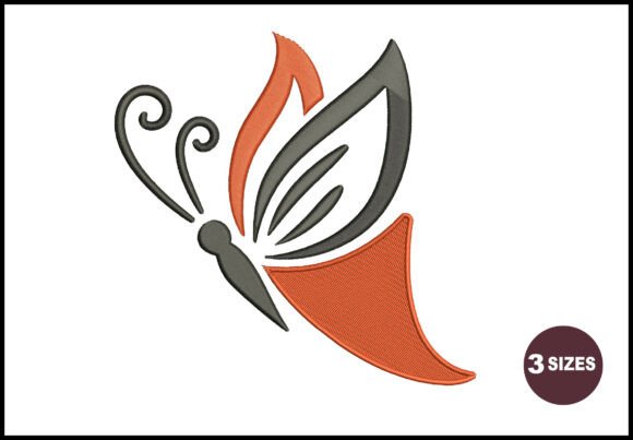 An Embroidery Seller's Review of Elegant Abstract Butterfly Embroidery