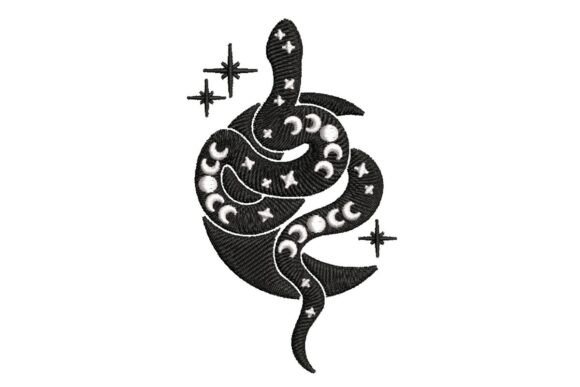 Celestial Snake & Moon Embroidery Design Review