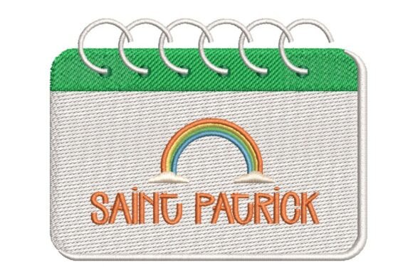 Evaluating the St. Patrick's Day Calendar Embroidery Design