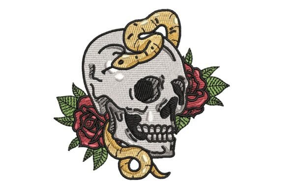 Expert Review: The Skull, Snake & Roses Embroidery Design