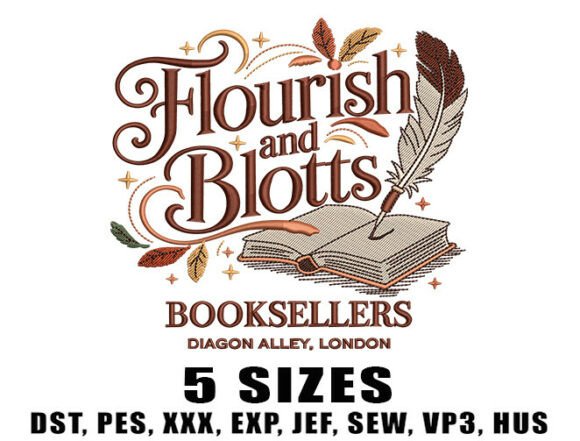 Flourish and Blotts Embroidery Designs Review