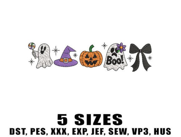 Kawaii Pumpkin Ghost Embroidery: A Designer's Review