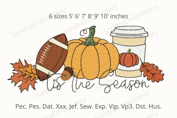 Putting the Tis the Season Fall Embroidery Design to the Test