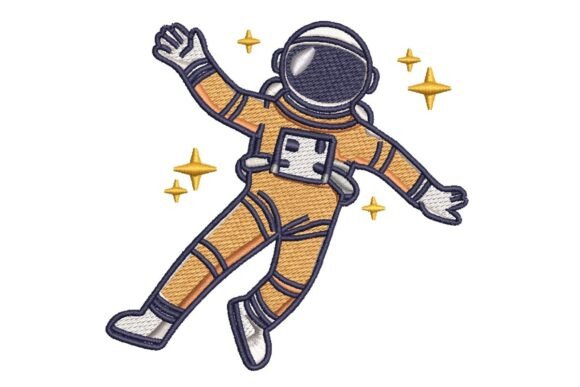 Reviewing the Floating Astronaut Embroidery Design
