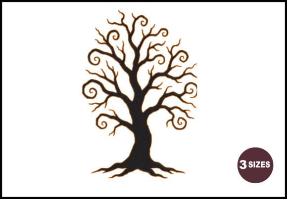 Spooky Tree Embroidery: A Designer's Review for Seasonal Products